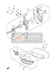 Indicatore di direzione lampada (GSX-R750)