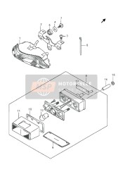 Lampe combinée arrière (GSX-R750UF)