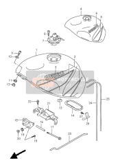 6811034E10G9U, Sr Adesivi Serbatoio, Suzuki, 1