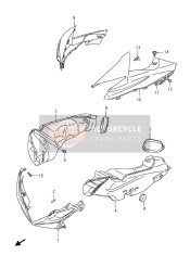 Tuyau d'admission d'air (GSX-R750UF)