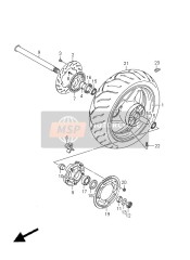 Ruota posteriore (GSF1250A E24)