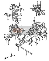 1312525E01, Gasket, Intake, Suzuki, 0