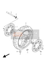 Front Wheel (GSX650F E24)