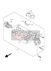 Front Caliper (GSX650F E24)