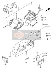 Lámpara de combinación trasera