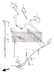 5830039E00, Cable Assy, Throttle, Suzuki, 0