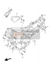 4191026E10YBB, Plate, Mount Rh (Blue), Suzuki, 0