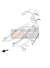 Seat Tail Cover (GSF600S-SU)