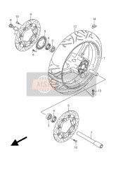 Roue avant