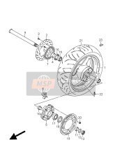 Roue arrière