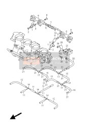 Throttle Body Hose & Joint (GSX1300R E14)