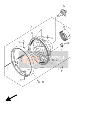 Headlamp Assembly (GSX1400-U)