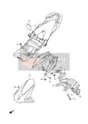 Garde-boue arrière (GSX-R1000UF)