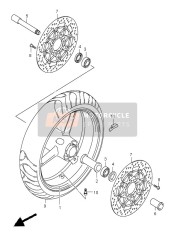 Roue avant