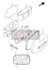 1861048E10, Halteblech, Suzuki, 0