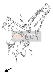 4191206G20YAP, Steun,Motor L., Suzuki, 0