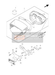 D15070616B, Screw, Rear, Suzuki, 2