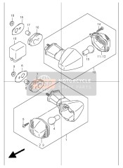 Lampe de clignotant (GSF1200-Z)