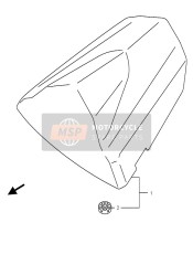 Scatola di coda del sedile (GSX-R600)