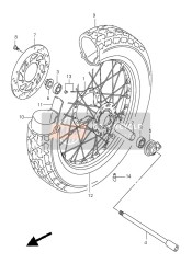 Roue avant