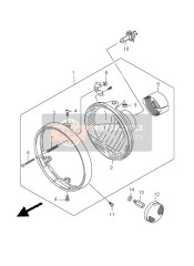 Lampe Frontale (SV650 E24)