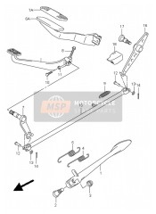 4315110F01, Goma Pedal De Freno, Suzuki, 2