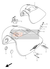 4454114F11, Cushion,Fuel Tank Lwr, Suzuki, 2