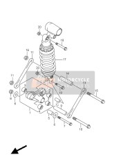 Leva cuscino posteriore (GSX1300R E24)