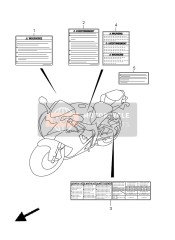 Etiket (GSX-R600UF E21)