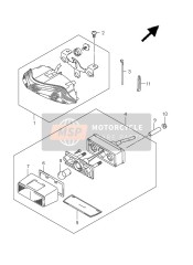 Lámpara de combinación trasera