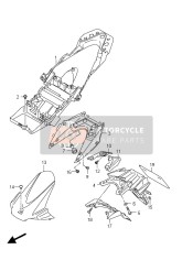 Parafango posteriore (GSX-R1000 E24)