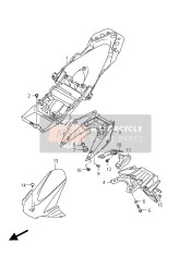 Parafango posteriore (GSX-R1000 E51)