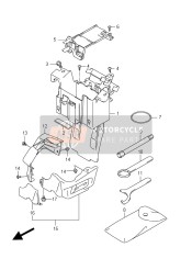 Soporte de la batería (SFV650UA E21)