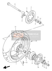 Roue arrière