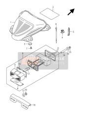 Lampe combinée arrière