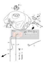 Serbatoio di carburante (GSR750 E24)