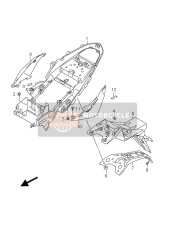 Parafango posteriore (GSR750AUE E21)