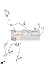 Tubo freno anteriore (GSR750AUE E21)