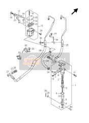 Rear Master Cylinder (GSR750A E21)