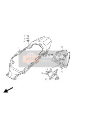 4791147H00Y4P, Cover, Rear Center (Gray), Suzuki, 0