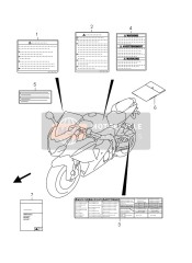 Etiqueta (GSX-R1000UF E21)