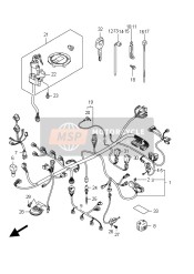 Kabelboom (GSX650FUA E21)