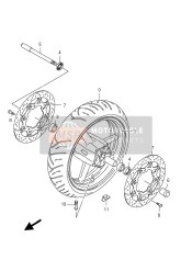 Roue avant (GSX650F E21)