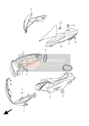 Tuyau d'admission d'air (GSX-R600 E24)