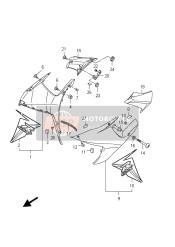 Side Cowling (GSX-R600 E24:GLR)