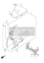 Cuerpo de la cubierta (GSX-R750 E24)