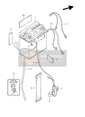 3386005550, Cable Battery, Suzuki, 0