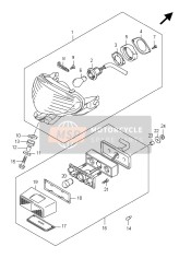 Fanale posteriore combinato (SFV650U E24)