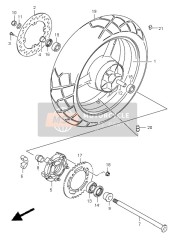 Roue arrière