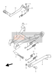 STÄNDER & BREMSE HINTEN